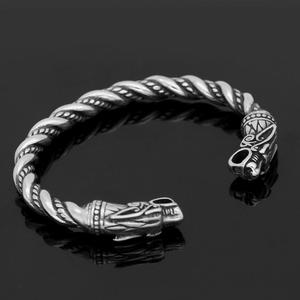 In Acciaio Inox Vichingo Testa di Drago Del Braccialetto Del Braccialetto Dei Monili Per Gli Uomini - Product Image 4
