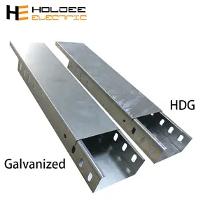 Hongyi 100*50*2.0 ventilated trough type HDG cable trunking