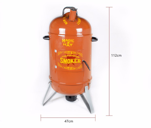 Keyo lfgb al aire libre 18 "vertical 2 en 1 lujo carbón fumador <span class=keywords><strong>barbacoa</strong></span> parrilla con <span class=keywords><strong>chimenea</strong></span> - Product Image 2