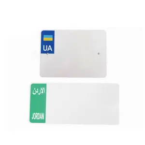 Ukraine market vehicle license plate with reflective film