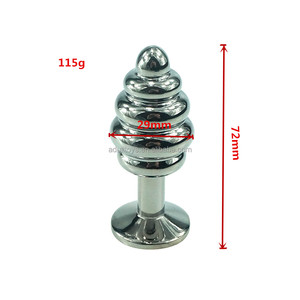 Petit bouchon anal en métal lourd, jouet sexuel pour le fessier - Product Image 4