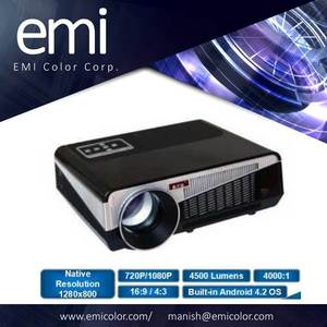 Rạp Hát Tại Nhà Máy Chiếu, 4500 Lumens, 1080P Full HD Hỗ Trợ, Hệ Điều Hành Android - Product Image 4