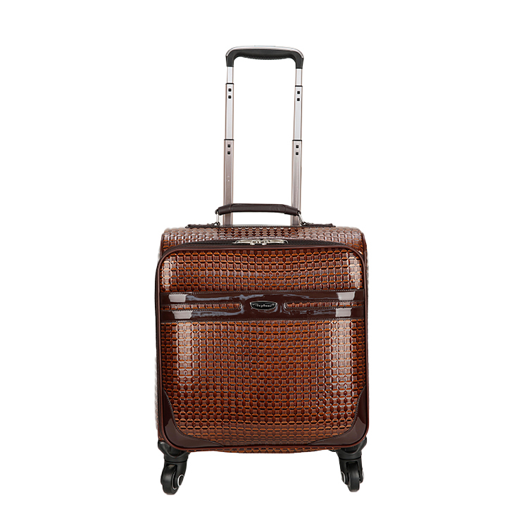 4 Wheel Lightweight Airport Trolley Bag PU Leather Luggage Travel Bags,Airport Luggage Trolley