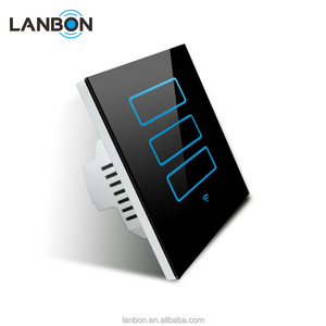 Lanbon intelligent maison intelligente wifi interrupteur mural, interrupteur de lumière de travail avec Google home et <span class=keywords><strong>Amazon</strong></span> Alexa - Product Image 2