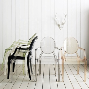 <span class=keywords><strong>Chaise</strong></span> de salle à manger en plastique transparent empilable moderne et bon marché Morezhome Garden pour événements, vente avec taille adulte - Product Image 6