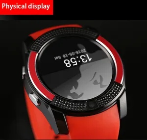 Bluetooth reloj de pulsera inteligente con cámara para hombre de gimnasio