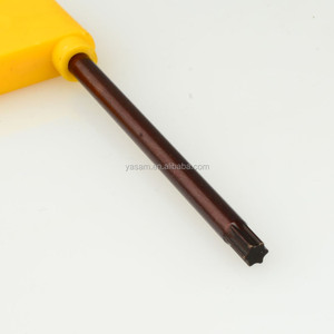 Chiavi a Stella Tipo Bandiera T6 T7 T8 T10 T9 T15 T20 <span class=keywords><strong>T25</strong></span> per Inserti in Carburo, Colore Giallo - Product Image 2