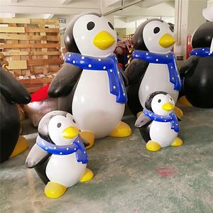 Christmas <strong>Winter</strong> Theme Decorative Figure <strong>Decorations</strong>, Christmas Penguins - Product Image 2