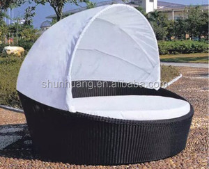 <span class=keywords><strong>Lit</strong></span> de plage en rotin et <span class=keywords><strong>osier</strong></span>, 10 pièces, chaise d'extérieur, de soleil - Product Image 1