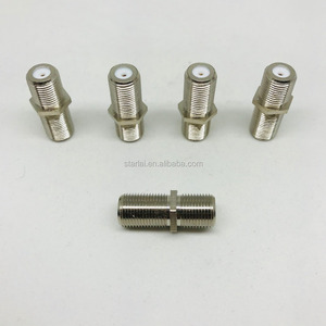 ขั้วต่ออะแดปเตอร์ RF ตัวเมียต่อตัวเมีย (ทองเหลืองชุบนิกเกิล) - Product Image 1