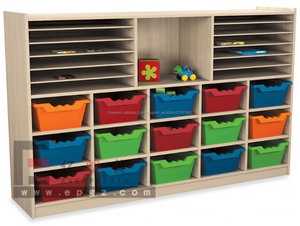 <span class=keywords><strong>Muebles</strong></span> de Preescolar Móvil Grupo de Juego Gabinete Gabinete de Almacenaje de Madera del cabrito - Product Image 3