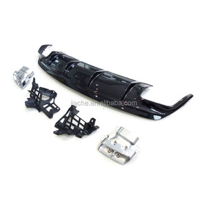 Diffusore Posteriore in PP di Alta Qualità con Terminali di Scarico per Mercedes-Benz Classe <span class=keywords><strong>CLA</strong></span> <span class=keywords><strong>W117</strong></span> CLA260 CLA45 Stile AMG 2013-2018 - Product Image 2