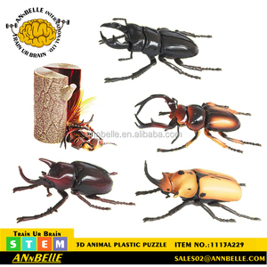 3D 퍼즐 딱정벌레 블록 캡슐 곤충 장난감 깜짝 장난감 - Product Image 2