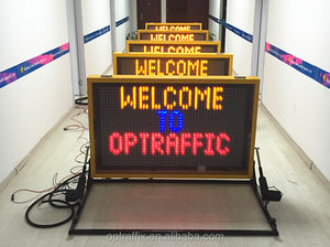 Xách tay có thể thay đổi LED giao thông VMS Đăng Board xe tải gắn VMS biến tin nhắn dấu hiệu - Product Image 6