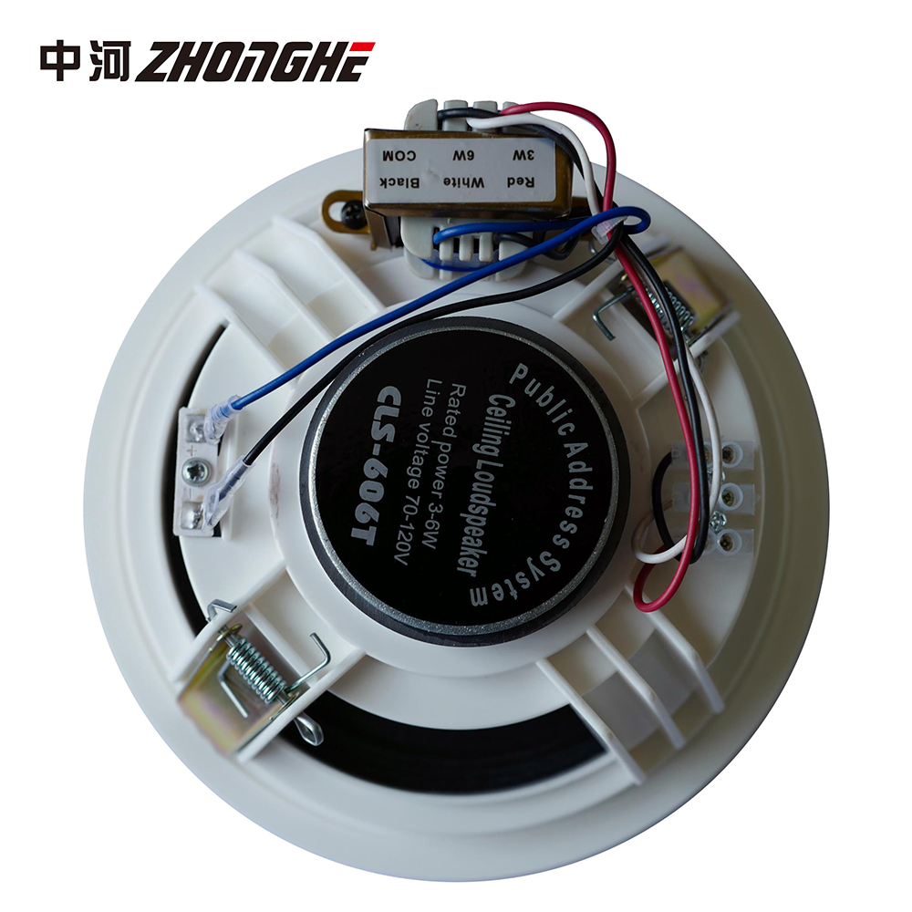 Factory Direct Sale Round Shaped Plastic Housing Passive 3W Ceiling Speaker for School Public Address System · image 2