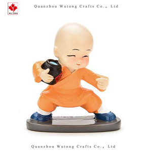 4 adet/takım Sevimli Shaolin Kung Fu Çocuklar Kutular Sarhoş Boks Keşiş Dekorasyon Malzemeleri - Product Image 5