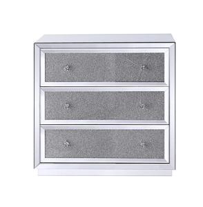 نوم الساخن بيع سحق الماس الفاخرة الذكية الحديثة مرآة فضية منضدة السرير الجدول - Product Image 6