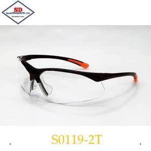 แว่นตานิรภัยกรอบไนลอน Z87.1ป้องกันรอยขีดข่วนแว่นตาป้องกันตาโพลีคาร์บอเนตก่อสร้างทำงานป้องกันสายตา - Product Image 2