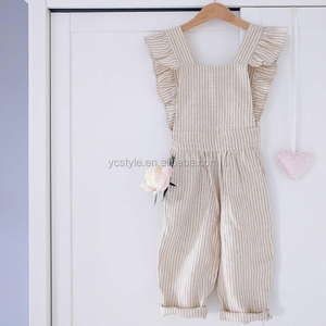 Boutique Disegni di Lino Tuta Tuta Vestiti Della Ragazza di Estate - Product Image 5