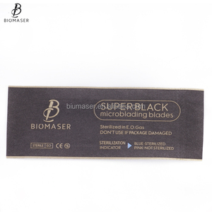 <span class=keywords><strong>Agujas</strong></span> de <span class=keywords><strong>Microblading</strong></span> Biomaser Super Black Desechables <span class=keywords><strong>Nano</strong></span> 0.18mm 14U 18U para Maquillaje Semipermanente - Product Image 3