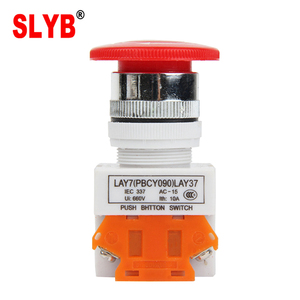 Parada de emergencia de impermeable interruptor de botón de empuje LAY37-11ZS - Product Image 2