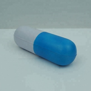 <strong>Capsule</strong>/Pills Shape Foam Stress Ball <strong>Toy</strong> - Product Image 1
