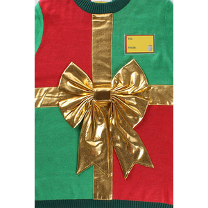 Halloween Frock Santa Claus Costume Party Pullover Long Sleeve Knitted Wholesale Ugly <strong>Christmas</strong> <strong>Sweater</strong> for <strong>Women</strong> Men - Product Image 4