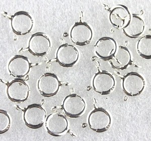 Chiusura <span class=keywords><strong>a</strong></span> <span class=keywords><strong>Molla</strong></span> in Argento Sterling 925 di Alta Qualità per Gioielli Fai-da-Te, 5mm 6mm 7mm 8mm - Product Image 5