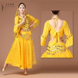 Großhandel Langarm <span class=keywords><strong>Indian</strong></span> Bollywood Kostüm Bauchtanz Kostüm für Frau - Product Image 2