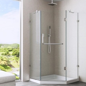 Commercio all'ingrosso Mauritius Bar Profilo Estruso di Alluminio Per Doccia In Vetro Porta Finestra - Product Image 4