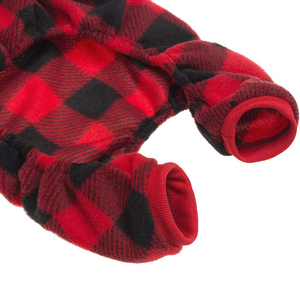 קלאסי אדום משובץ סוודרים רך בגדי חיות מחמד פיג 'מה עבור כלבים - Product Image 6