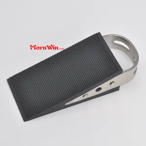 child grey safety soft rubber door stopper wedge