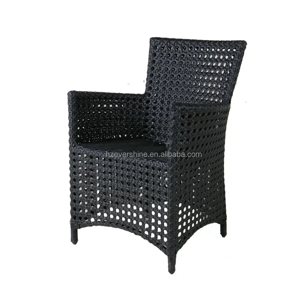 Schwarz Graden Wicker Stühle/Outdoor Rattan Möbel Freizeit Stühle