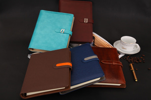 יוקרה אישית עסקי עור מחברת ועט סט מתנת סט משרד עם לוגו של חברה - Product Image 3