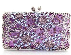 Bolso de noche dorado 2019 bolso de embrague de cristal para combinar con bolso de diamantes de imitación elegante para mujer de <span class=keywords><strong>fiesta</strong></span> - Product Image 6