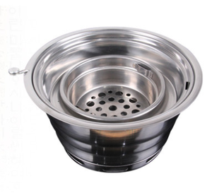 पेटू कोरियाई BBQ ग्रिल टेबल रेस्तरां वाणिज्यिक याकिनिकु शैली बारबेक्यू <span class=keywords><strong>Hibachi</strong></span> तालिका के शीर्ष स्टोव इनडोर लकड़ी का कोयला BBQ ग्रिल - Product Image 4