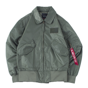 Chaqueta de vuelo impermeable de nailon para hombre de primavera, de color P/2 - Product Image 6