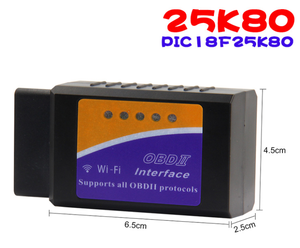Wifi ELM327 OBD2 với 25k80 pic18f25k80 chip hỗ trợ IOS và Android - Product Image 3