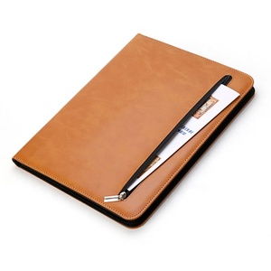 <span class=keywords><strong>Executive</strong></span> Zipper Leder Dokumente Organizer A4 A5 Agenda Portfolio Datei Ordner Tasche