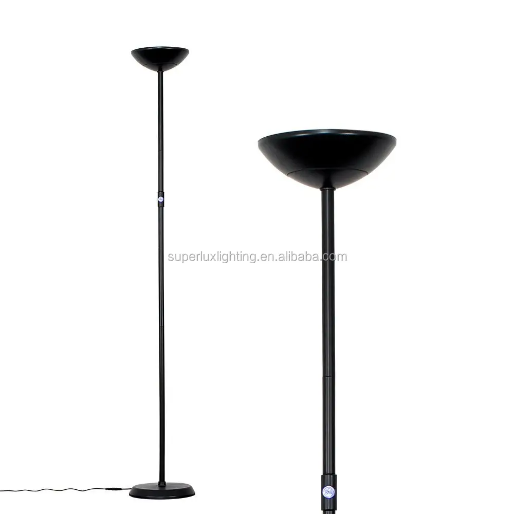 dimmable uplight LED torchiere floor lamps for home decor