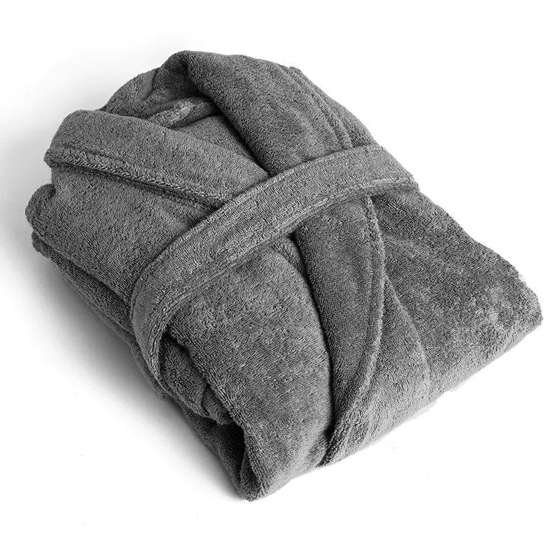 Классический банный халат из 100% органического хлопка для отеля, махровая ткань, банный халат для мужчин