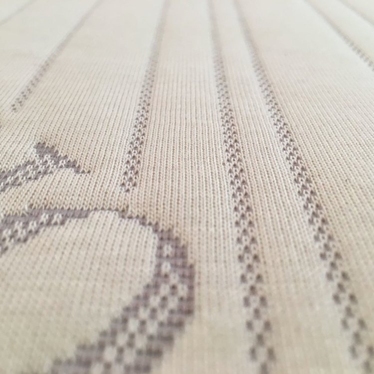 Новый дизайн, оптовая продажа, сертифицированный стандарт Oeko-cex, 100 органический хлопок, трикотажная ткань