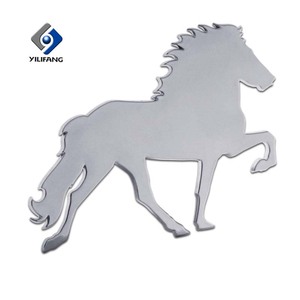 ABS personalized horse letter 3D logos badge emblem car sticker - Product Image 3