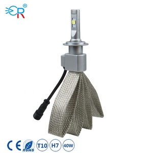 Macar 8000LM lumen cao 80W không quạt Xe Dẫn Bóng Đèn Pha Cooper vành đai Thiết kế 12V Điện áp 6000K Nhiệt độ màu cho tất cả các xe - Product Image 1