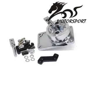 Stormcar En Aluminium de course courte focale shifter pour 83-04 ford MUSTANG T5 T-45 W/OD argent