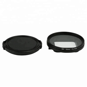 Offre Spéciale Tirer POUR Caméra <span class=keywords><strong>GoPro</strong></span> <span class=keywords><strong>Accessoires</strong></span> 52mm FILTRE UV Avec couvre-objectif Et adaptateur Pour <span class=keywords><strong>GoPro</strong></span> <span class=keywords><strong>Hero</strong></span> 7 6 <span class=keywords><strong>5</strong></span> noir - Product Image 1
