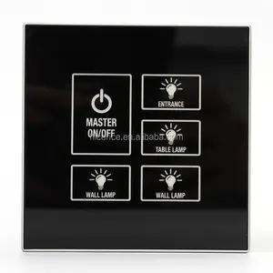 Luxury Room Soft Touch Sensor Light Wall Switch for Hotel