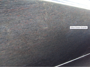 Encimera de granito verde oliva para encimeras de baño, cocina de la India - Product Image 3