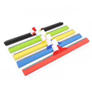 Squeegee de chão de aço inoxidável azul personalizado, cor