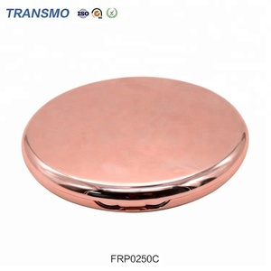 Emballage de poudre pressée personnalisé emballage de blush étui vide de poudre compacte en or rose
